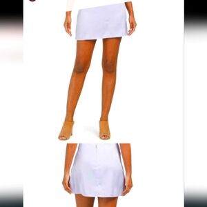 WEWOREWHAT Heather Purple Satin Mini Slip Skirt Sizes XS, Small, Med, & XL NWT